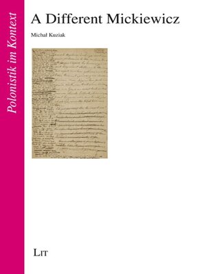 cover image of A Different Mickiewicz
